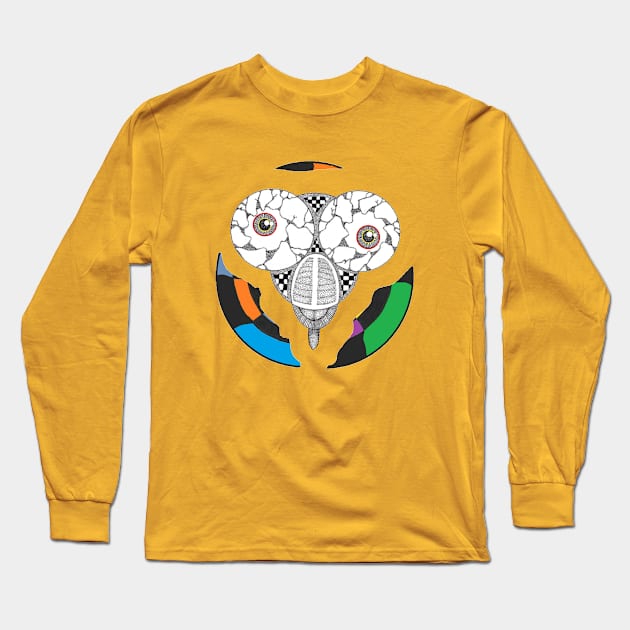 Hatched Long Sleeve T-Shirt by Zenferren